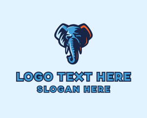 Elephant Mammoth Animal  logo