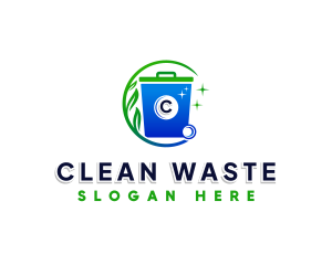 Disposal Junk Trash Bin logo design