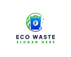 Disposal Junk Trash Bin logo design