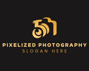 Camera Lens Photographer logo design