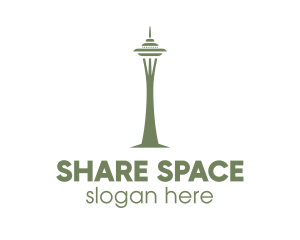 Seattle Space Needle logo design