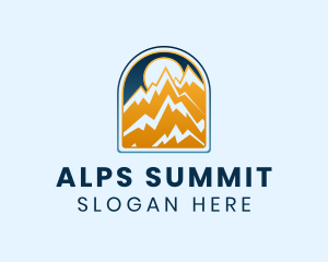 Sunset Mountain Summit logo design