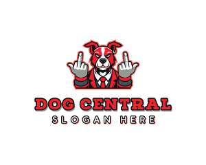 Offensive Punk Dog  logo design