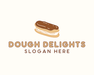 Chocolate Eclair Sweet Pastry logo