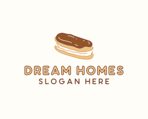 Chocolate Eclair Sweet Pastry logo