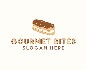 Chocolate Eclair Sweet Pastry logo