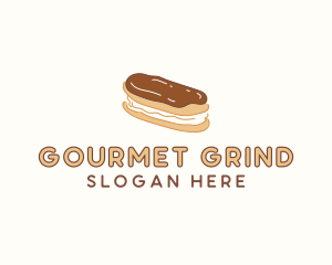 Chocolate Eclair Sweet Pastry logo