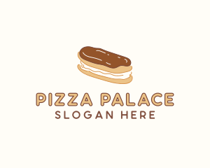 Chocolate Eclair Sweet Pastry logo design