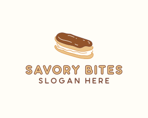 Chocolate Eclair Sweet Pastry logo