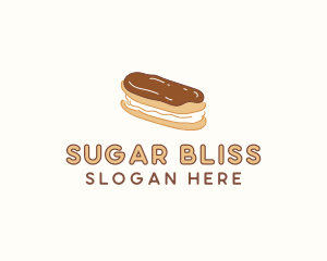 Chocolate Eclair Sweet Pastry logo