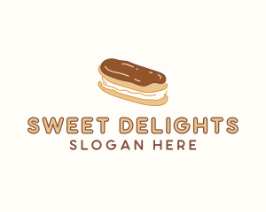 Chocolate Eclair Sweet Pastry logo