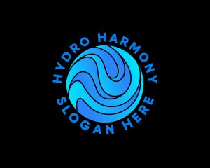 Water Wave Sphere logo
