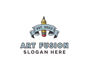 Art School Pencil logo