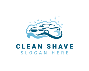 Auto Wash Car Cleaning logo design