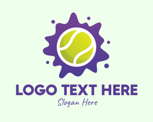 Tennis Ball Splatter logo