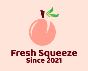 Peach Fruit Stall  logo design