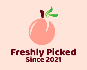 Peach Fruit Stall  logo design