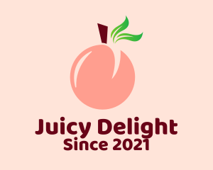 Peach Fruit Stall  logo design
