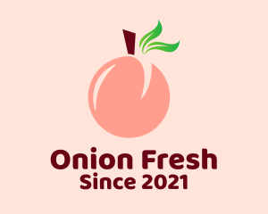 Peach Fruit Stall  logo design