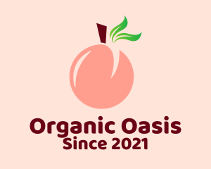 Peach Fruit Stall  logo design