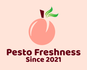 Peach Fruit Stall  logo design