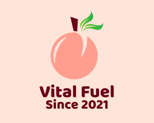 Peach Fruit Stall  logo design
