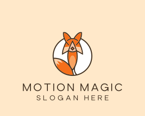 Fox Tail Animal  logo design