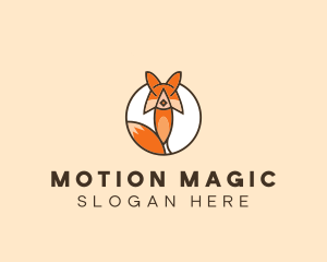 Fox Tail Animal  logo design