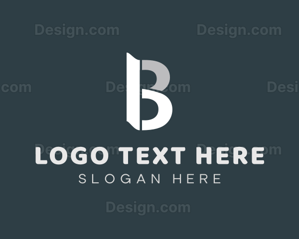 Professional Business Letter B Logo