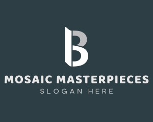 Professional Business Letter B logo design