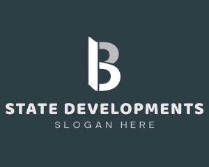 Professional Business Letter B logo design