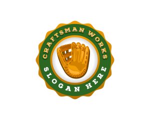 Sports Baseball Mitt Logo