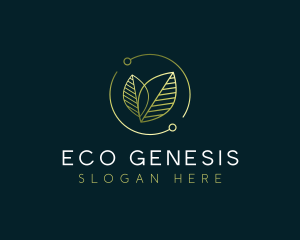 Leaf Nature Eco logo design