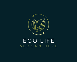 Leaf Nature Eco logo design