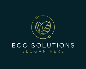 Leaf Nature Eco logo design