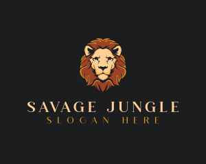 Wild Animal Lion logo design