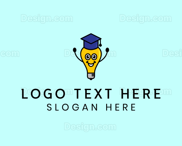 Smart Academic Lightbulb Logo