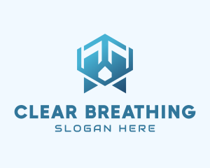 Abstract Geometric Lungs logo