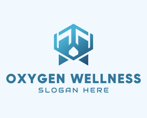 Abstract Geometric Lungs logo