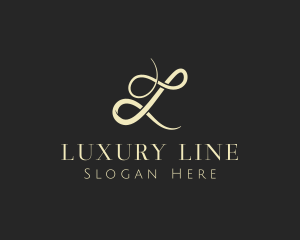 Elegant Cursive Thread logo design