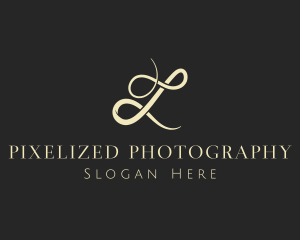 Elegant Cursive Thread logo design