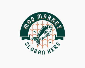 Fish Seafood Market logo design