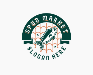 Fish Seafood Market logo design