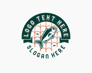 Market - Fish Seafood Market logo design