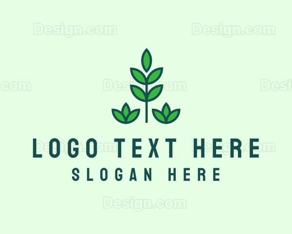 Green Eco Garden Plant Logo