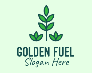 Green Eco Garden Plant Logo