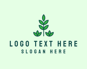 Green Eco Garden Plant logo