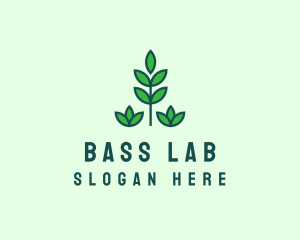 Green Eco Garden Plant logo design