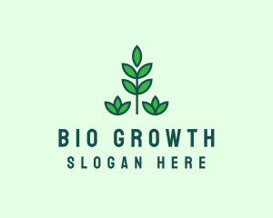 Green Eco Garden Plant logo design