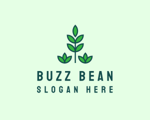 Green Eco Garden Plant logo design